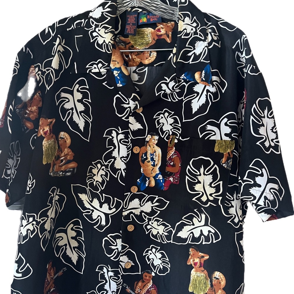 Mens Hawaiian Luau Vacation Novelty Party Shirt Beach Resort
